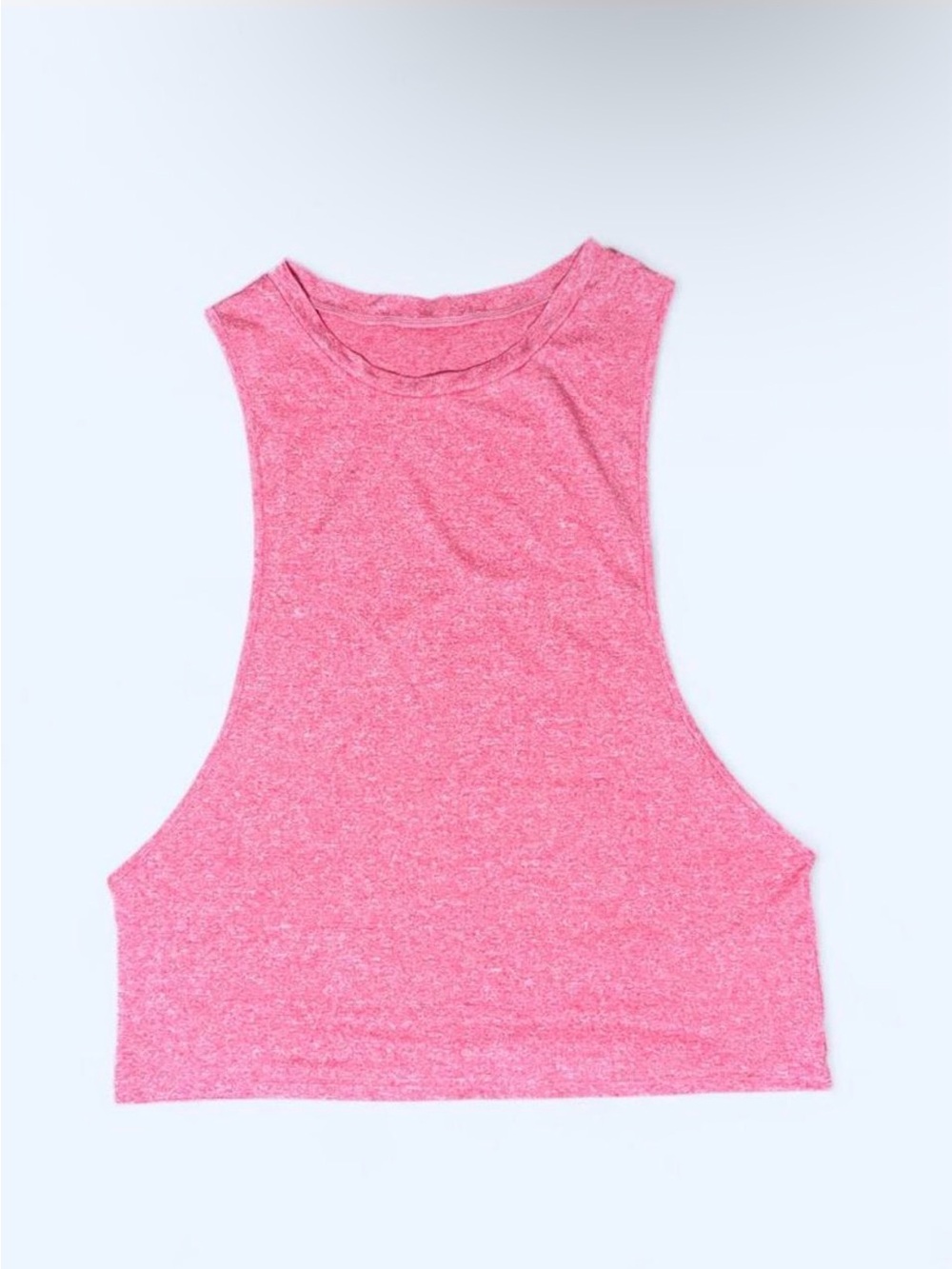 Women’s Red Heather Athletic Tank Top – Breathable Stretch Activewear